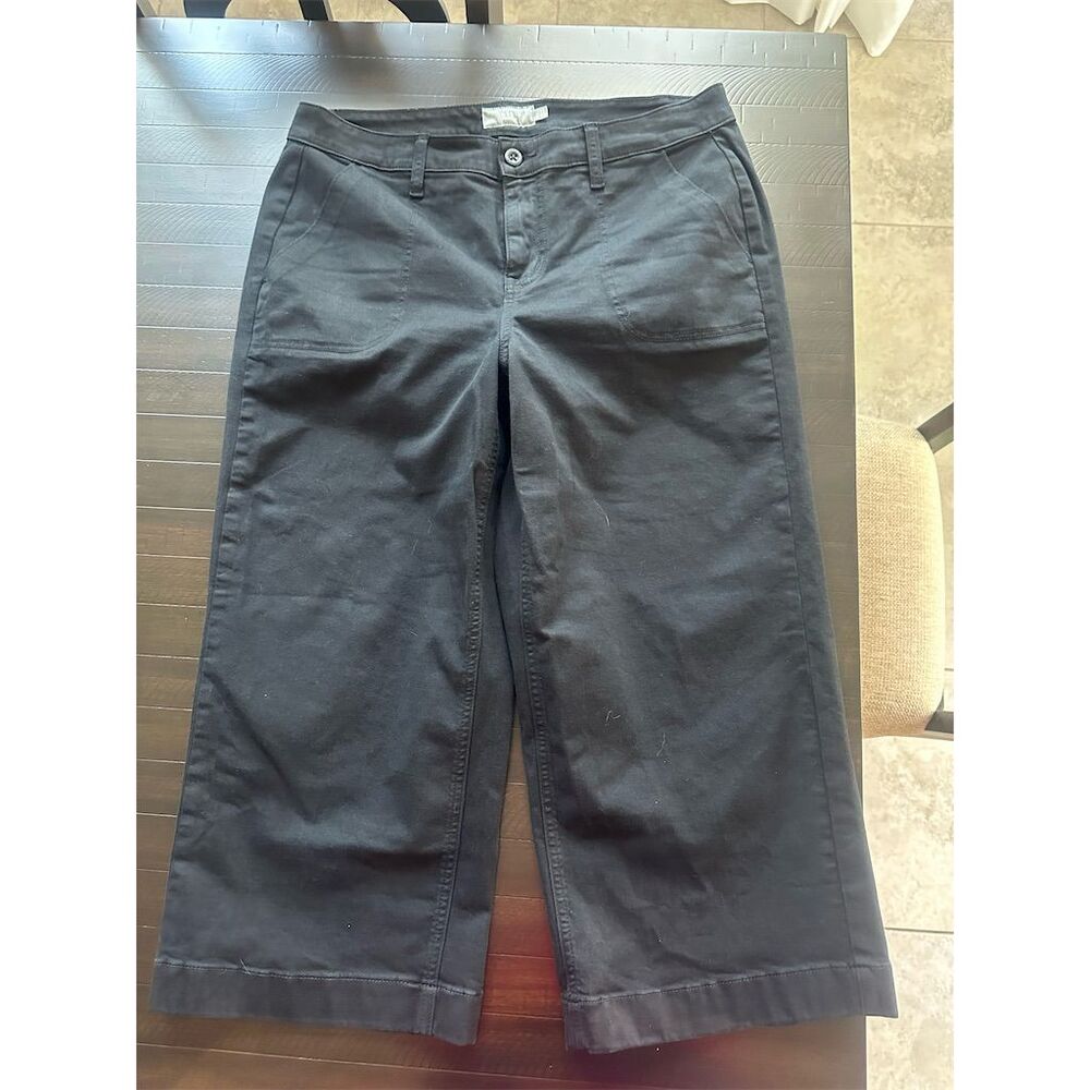 Torrid Women's Size 14 Black Wide Leg Crop Pants Casual - Picture 6 of 8